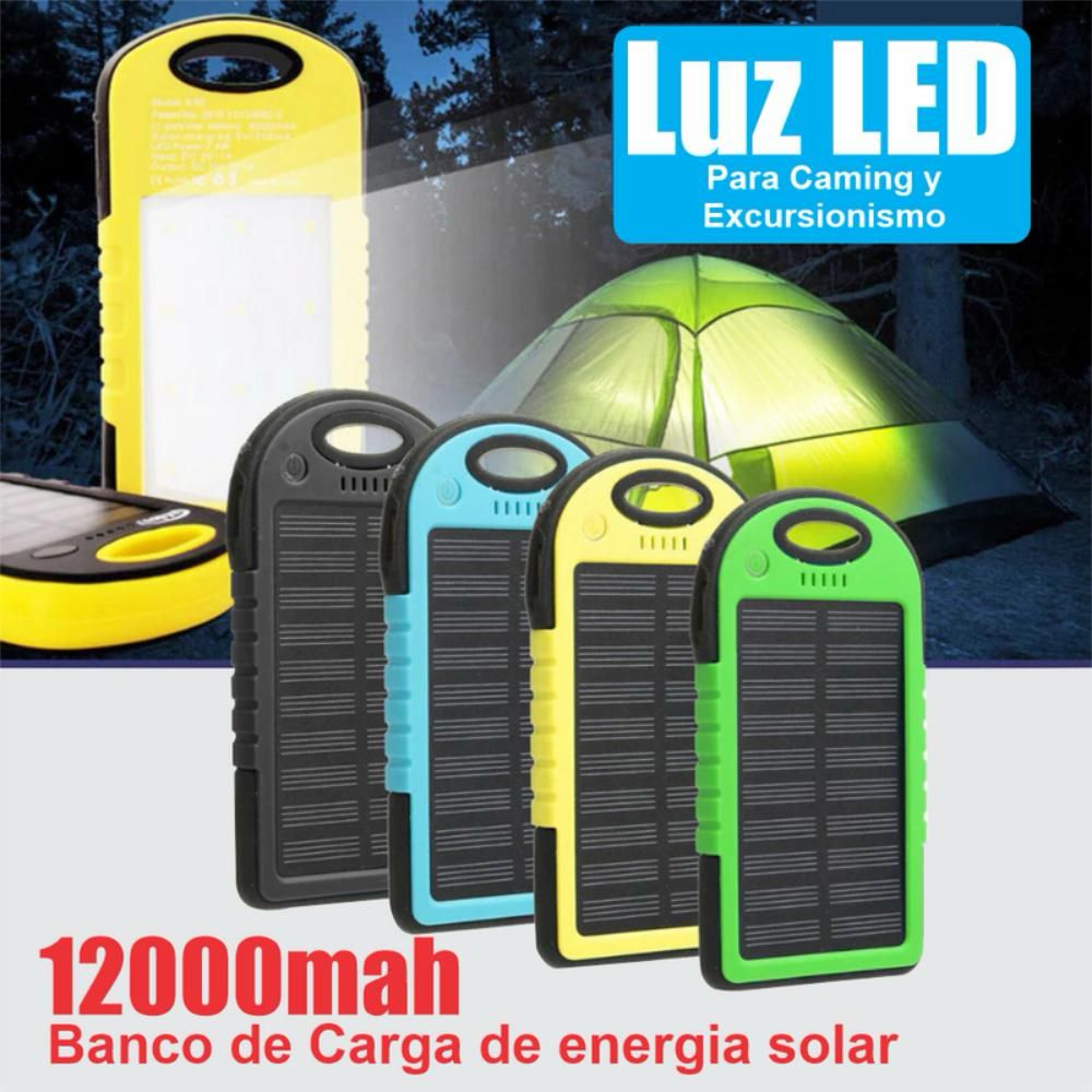 Powebank Solar 12.000 mah